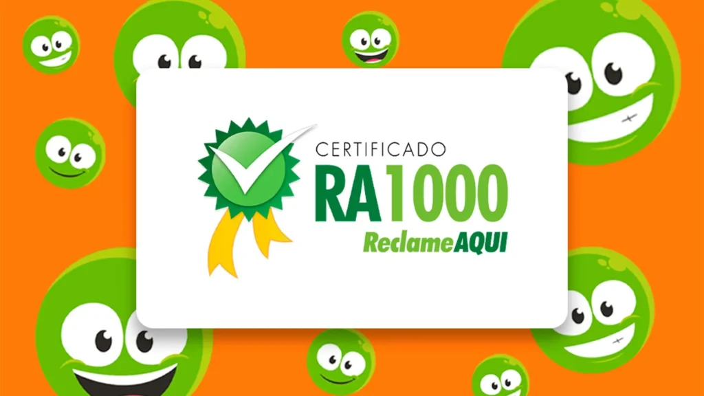certificado RA1000, reclame aqui