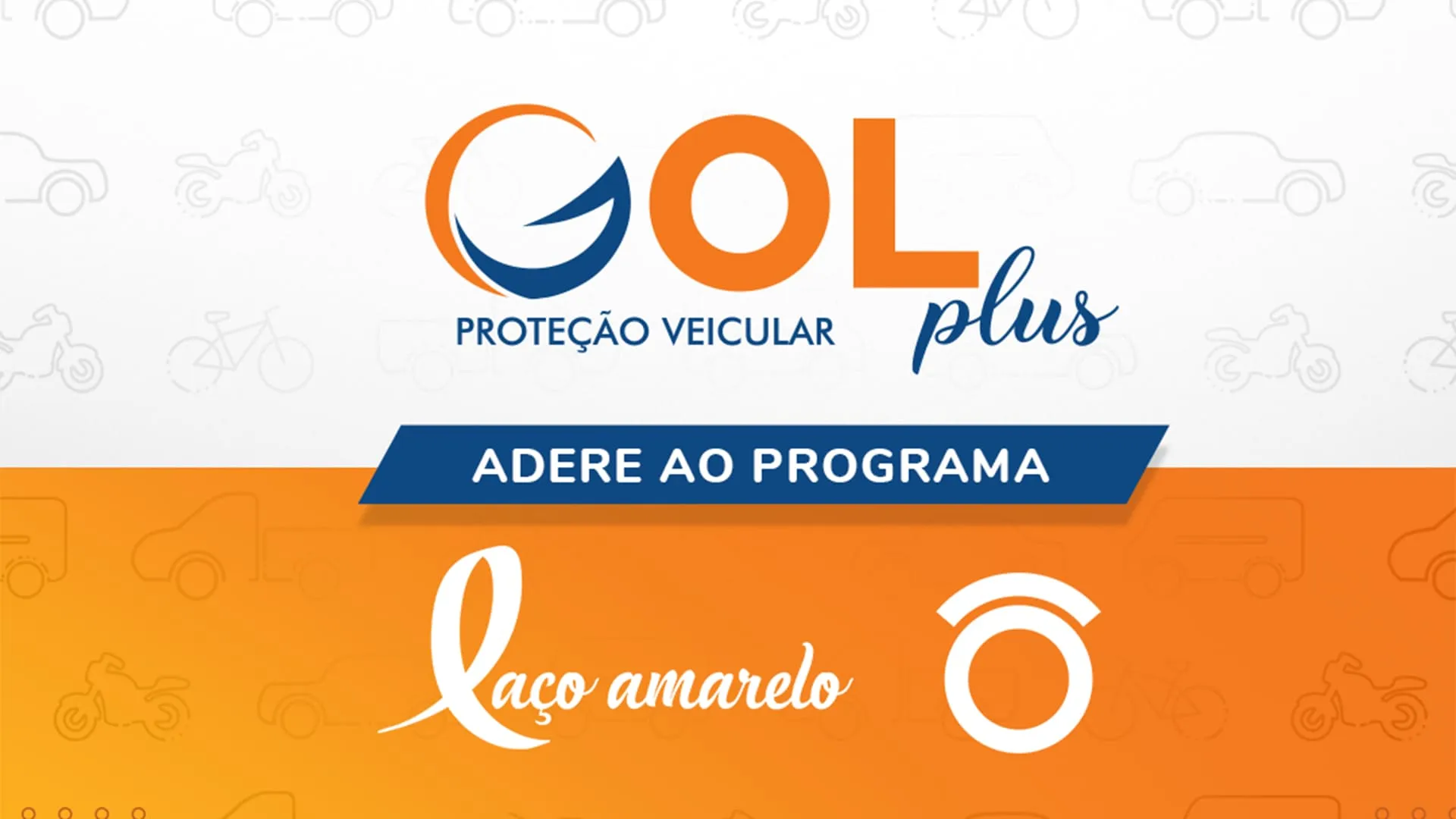 Programa Laço Amarelo Logo Gol Plus